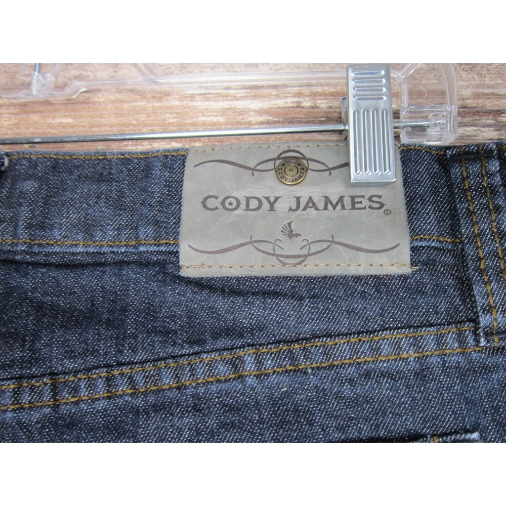 Cody James Jeans Mens 32x30 Blue Denim Straight Leg Boot Cut Western Cowboy Work - Picture 2 of 16
